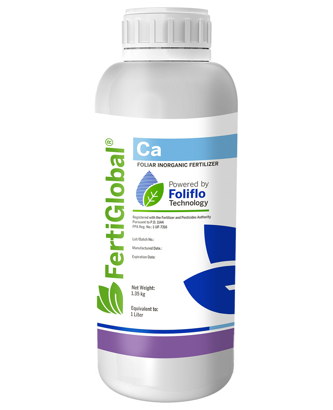 Foliflo Ca (CaO 35%) is a highly concentrated calcium fertilizer in suspension form. This product will help mitigate many physiological disorders associated with impaired calcium availability on the cell wall level. Calcium deficiency may also affect membrane permeability and salt stress potential. Thanks to its formulation, FOLIFLO Ca mixes well with most pesticides. This foliar fertilizer can be applied to variety of crops such as rice, fruits crops, citrus fruits, and fruiting vegetable.